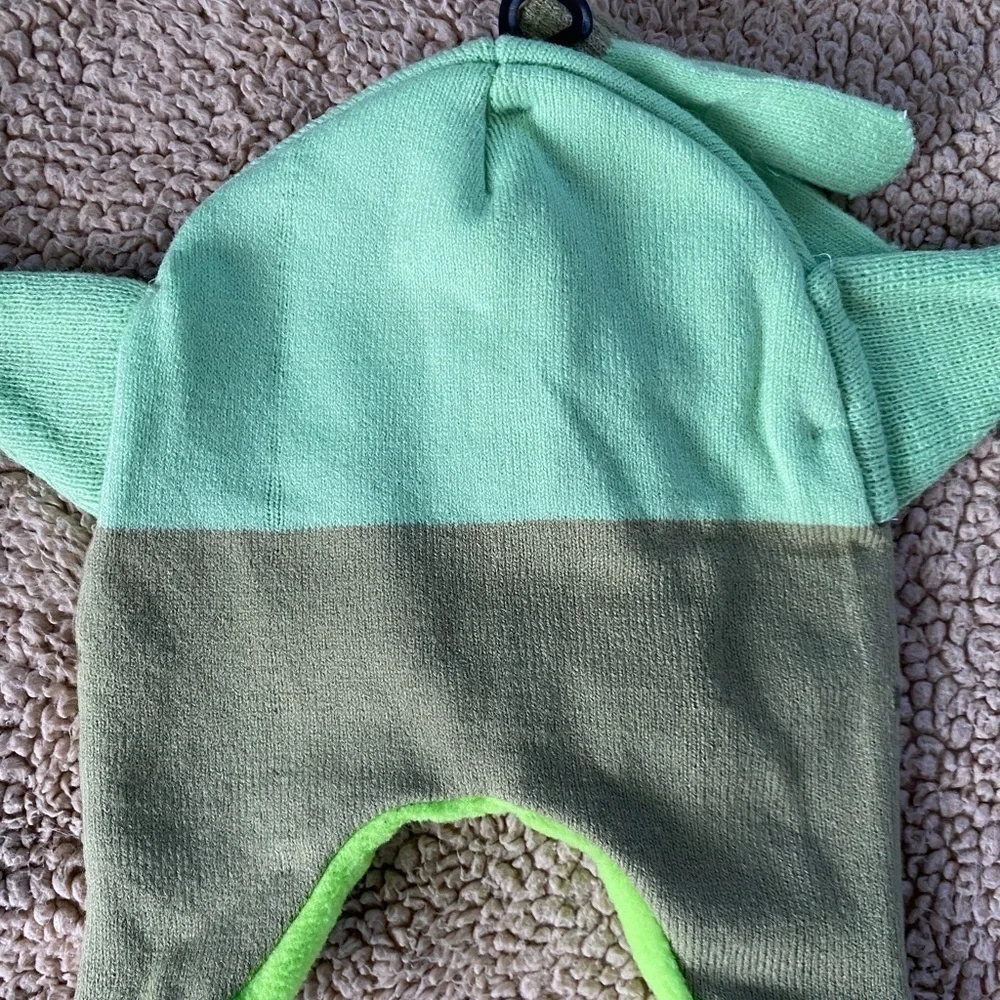 NWT- Toddler Boy Star Wars The Mandalorian The Child Trapper Hat & Mitte…